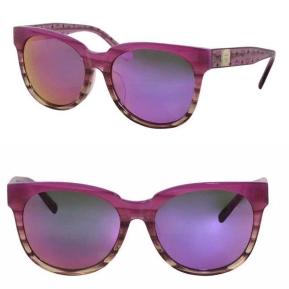 MCM Purple Ombré Sunglasses Cat Eye